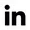 Black LinkedIn Icon